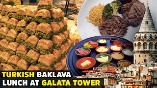 Baklava at Hafiz Mustafa Since 1864 | Grand Bazaar Shopping | Traditional Turkish Breakfast