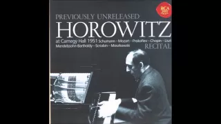 Vladimir Horowitz at Carnegie Hall - 1951