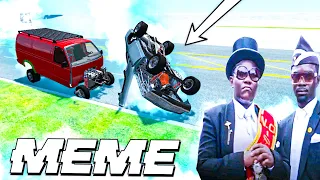 DANCE COFFIN ON FUNERAL MEME COMPILATION #28 | ASTRONOMIA SONG | BeamNG Drive MEMES