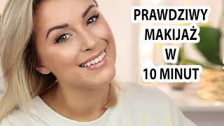 Codzienny PRAWDZIWY SZYBKI MAKIJAŻ w 10 min! Efekt Gwarantowany!