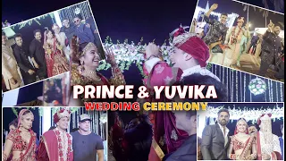 prince & yuvika wedding day #yuvikachaudhary #dailyvideo #princenarula #shorts