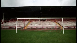 SNEAKING INTO AN ABANDONED FOOTBALL STADIUM!!!