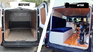 Vauxhall Vivaro Campervan Conversion - DIY Adventure on Four Wheels!(Timelapse)