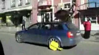 Women Driving With A Car Boot FAIL