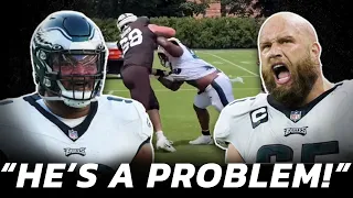 Lane Johnson says Jalen Carter’s BETTER THAN All-Pro 🤯 Zach Cunningham STARTING! And JB at the SLOT?