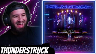 First Time Hearing Thunderstruck - AC/DC (Live River Plate 2009) | REACTION