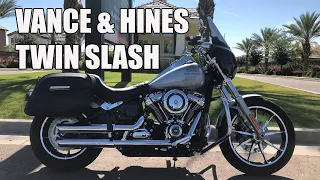 Vance & Hines Twin Slash Slip-On Install - Harley-Davidson Low Rider (FXLR)