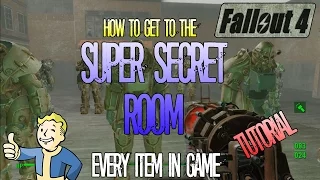 Fallout 4 | Super Secret Room with all Items | How to Get there | Tutorial