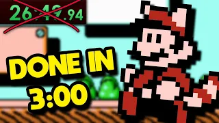 You can speedrun Super Mario Bros. 3 in only 3 MINUTES