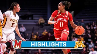 Maryland at Minnesota | Highlights | Big Ten Women's Basketball | Jan. 3, 2024