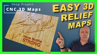 Easy 3D Relief Maps: Creating Stunning CNC Topography