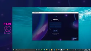 [#2] - 22 Modern UI - Python Graphical User Interface | Login/Register Form | PySide, PyQt, Qt