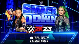 WWE 2K23 - Xia Li VS Shotzi - Extreme Rules Match