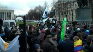 Оппозиция объединилась на митинге протеста