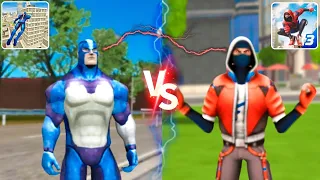 Rope Hero Vice Town vs Spider Fighter 3: Which superhero game is better?