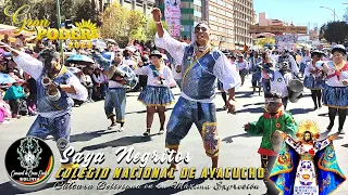 SAYA NEGRITOS DEL COLEGIO AYACUCHO - GRAN PODER 2023, LA PAZ BOLIVIA