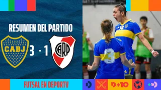 Boca Juniors 3-1 River Plate - RESUMEN - Copa Argentina 2023 - Cuartos de Final - Futsal Femenino