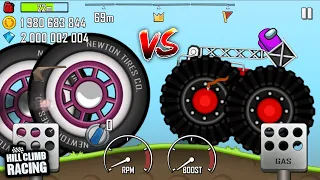 Hill Climb Racing - HACKED FUNNY VEHICLES😎