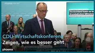 Rede von Friedrich Merz auf der Wirtschaftskonferenz von CDU und Mittelstands- & Wirtschaftsunion