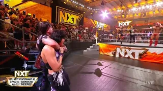 Lyra Valkyria & Dragon Lee atacan a Rhea Ripley & Dominik Mysterio - WWE NXT 08/08/2023 (En Español)