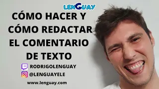 Cómo hacer un comentario de texto y cómo redactar un comentario de texto  Bachillerato Selectividad