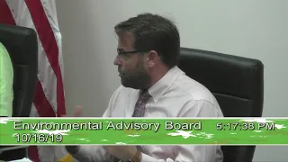 10/16 Environmental Advisory Board.