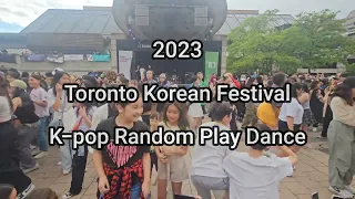 토론토 랜덤플레이댄스 KPOP Ramdom Play Dance in Toronto Canada (Toronto Korean Festival) August 2023