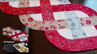 Patchwork Sewing - Quick demonstration. Templates tutorial