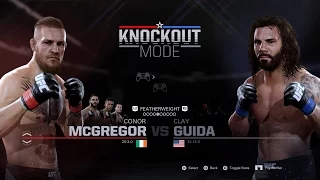 EA SPORTS UFC 2 Conor MCGregor VS Clay Guida Knockout Mode (PS4 Gameplay)