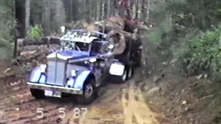 David Hull's 1958 Kenworth Leaving The Landing Up at Sec. 18