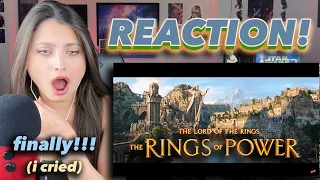 "LOTR: THE RINGS OF POWER-TEASER TRAILER" | REACTION ( I cried)