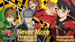[Male Version] Never More - Persona 4 (ENGLISH COVER: Sapphire)