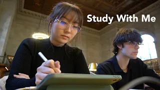 [11.23.2022] study with me and gage at New York Public Library | real-time | no music