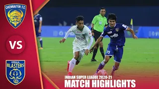 ISL 2020-21 Highlights M11: Chennaiyin FC Vs Kerala Blasters