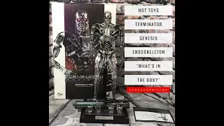 Terminator Genius Endoskeleton Hot Toys Figure Unboxing 1/6 scale