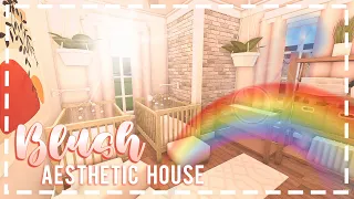 Minami Oroi Bloxburg Speedbuild and Tour - No Gamepass Blush Aesthetic Family House