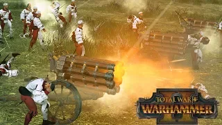 ELF-BLASTER VOLLEY GUN - Empire vs Wood Elves // Total War: Warhammer II Online Battle