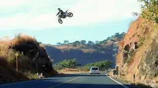 INSANE MX HIGHWAY JUMPS 😲 #SEND IT