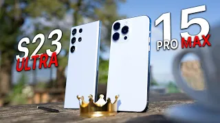 iPhone 15 Pro MAX vs Galaxy S23 ULTRA: The crown is up for grabs! 👑