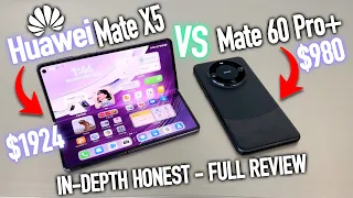 Huawei Mate 60 Pro+ Vs Huawei Mate X5 - OMG, iPhone DESTROYED!