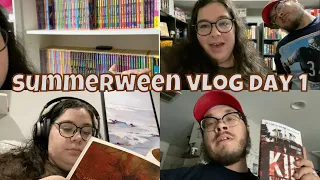 Summerween Reading Vlog Day 1