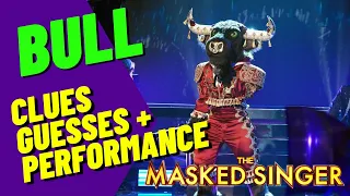 Bull Performance, Clues and Guesses - Masked Singer - Episode 9