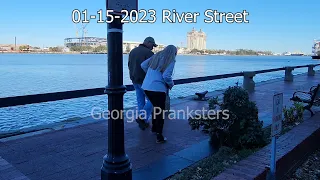 Bushman scares at RIVER St! on 01-15-2023 1 of 3 vids