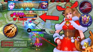 SAVAGE BUILD!! SIDELANE MIYA WITH INSPIRE IS TOTALLY OVERPOWERED! | Top 1 Global Miya