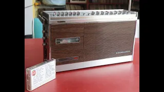 Philips RR722 radiocassetterecorder; 1972-73