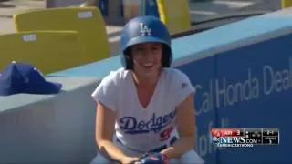 Ball Girl at Dodger Stadium Saves Fan From Ball Traveling 108 MPH