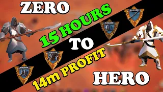 ZERO TO HERO IN 15 HOURS !!! 14M PROFIT | 8.3 GIVEAWAY | ( Albion Online )