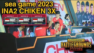 SEA GAMES 2023 KAMBOJA | INA2 WWCD 3X - pubg mobile indonesia. e-sport harapan bangsa...!!