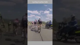 Cycling Crashes Fails Compilation 5 -Tour de France - La Vuelta /Hardest Cycling Crashes 2021 #short