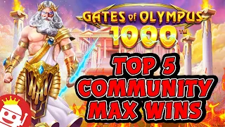 🔥 TOP 5 GATES OF OLYMPUS 1000 COMMUNITY MAX WINS!